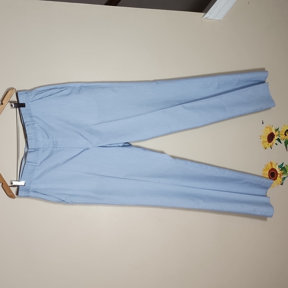 Vtg 60's-70's Haband Of Paterson Men's Pants Slacks Size W37xL33 Blue USA Made